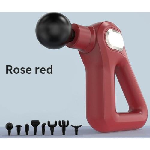 12-Speed Electric Triangle Fascia Gun Muscle Relaxation Massager Fascia Instrument Massage Gun Vibration Fitness Equipment