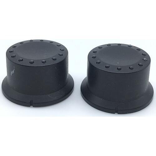 2pcs/lot Transmittance 6mm 15/64" Shaft Diameter Plastic light-emitting Encoder knobs Half Shaft Plum Shaft
