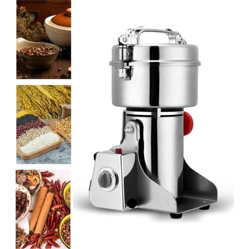 800g/1000g Grains Spices Coffee Dry Food Grinder Mill Grinding Machine Chinese Herbal Medicine Cereals Crusher