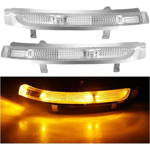 Car Rearview Mirror Led Side Turn Signals Light Side Wing Repeater Indicator Lamp For Skoda Octavia Superb