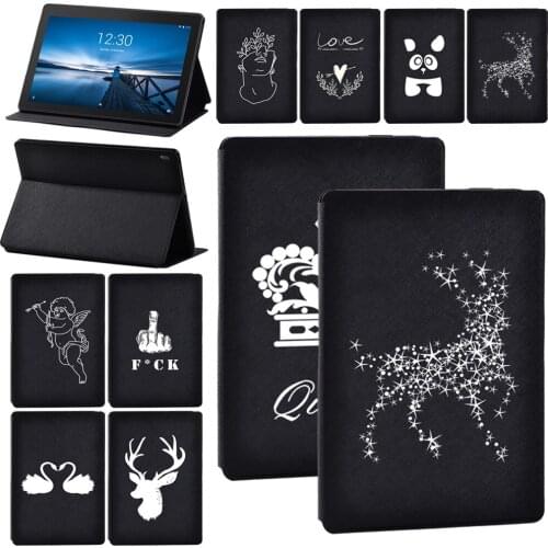 Tablet Case for Lenovo Tab M10/Tab E10/Tab M10 Plus TB-X606F/X Drop Resistance Cover Case + Stylus