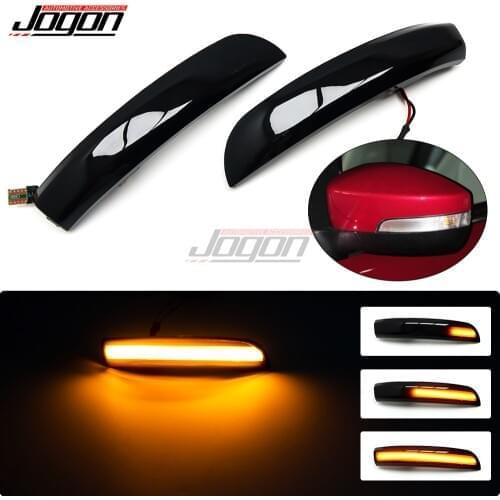 For Ford Kuga Escape C520 EcoSport 13-18 Focus 3 MK3 SE ST RS US C-Max S-Max LED Dynamic Trun Signal Mirror Sequential Light