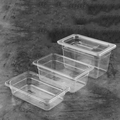 Break-resistant Clear Polycarbonate Clear Meal Prep Food Container Microwavable Box Kitchen Accessories