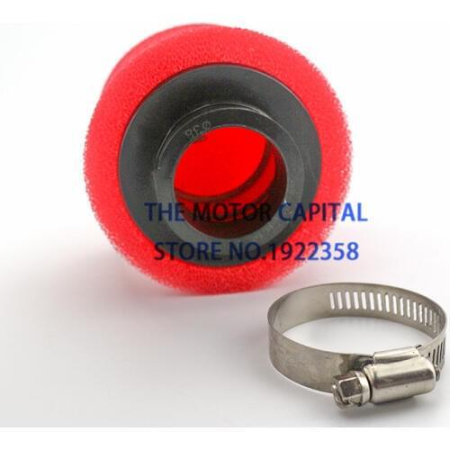 Sponge Air Filter For Racing Motorcycle Scooter Bike Dirt Pit Filter ATV For 35mm 38mm 42mm 45mm 48mm Red