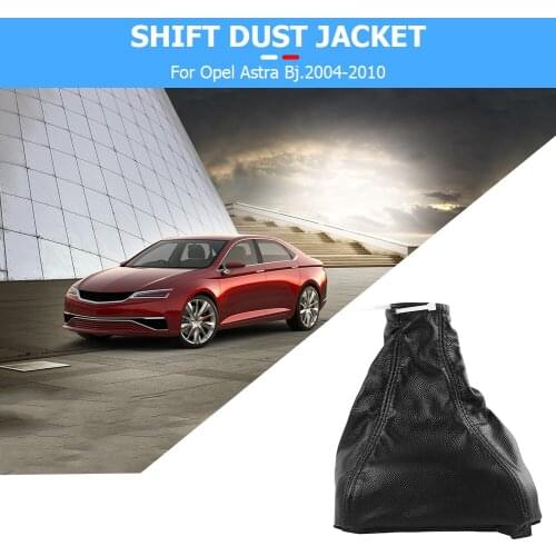 PU Leather Durable Gear Shift Collar Practical Multi-functional Gear Lever Gaiter Boot Cover for Opel Astra H 04-10