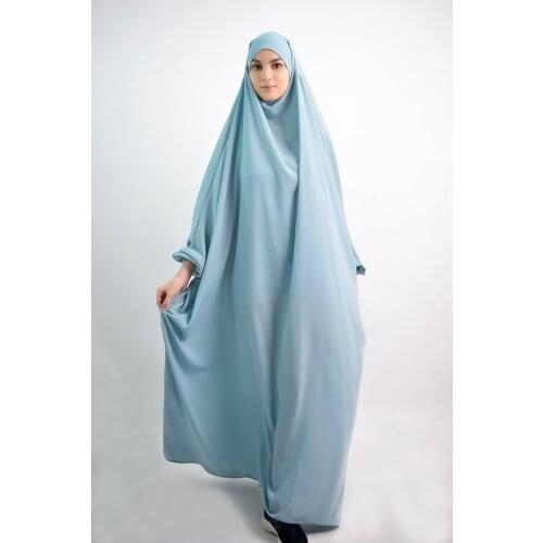 Jilbab Abaya Dubai Women Khimar Hijab Prayer Dress Caftan Muslim Islamic Clothing Ramadan Robe Femme Musulmane Womens Abayas