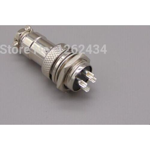 Quality and cheap connector kit GX16-4 4P core 16MM aviation socket Suite 4pin