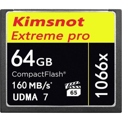 Kimsnot 160MB/s 64GB CompactFlash Card 32GB 128GB 256GB CF Card Compact Flash Memory Card High Speed UDMA7 1066x