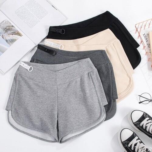 68436# Maternity Leisure Pants Summer Fashion Shorts Elastic Waist Pregnant Women Belly Support Pants Maternity Trousers