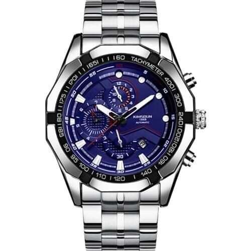 Hot Sell Fashion Automatic Watch for Men Waterproof Mechanical Wristwatches Luminous Top Brand Leather Steel Belt Mens Watches