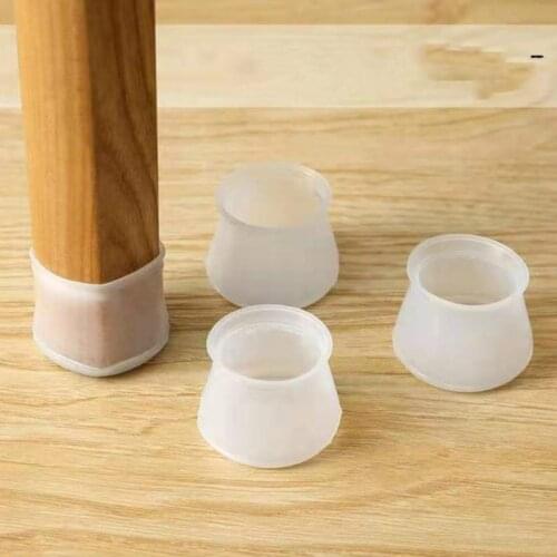 Furniture Table Chair Leg Floor Feet Cap Cover Protector Feet Pads Non-slip Table Chair Leg Caps Foot Protection Bottom Cover
