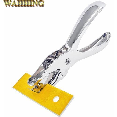Metal Single Hole Puncher Hand Paper Punch Single Hole Scrapbooking Punches OD 6.0mm for 3D Heat Insulation Cotton HY1490