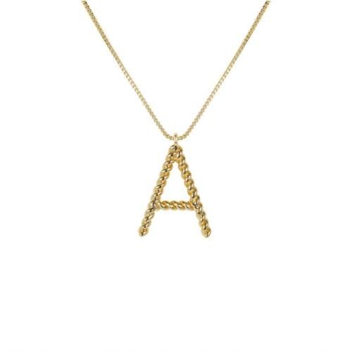 2021 Trendy English Alphabet Necklace Alloy Necklace Choker Necklace for Women Accessories Fashion Jewellery