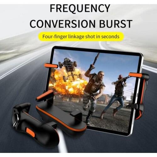 New Tablet Computer Eating Chicken Artifact One-Click Burst Multi-Color Game Handle L1R1 Trigger Button Game Controller For Ipad
