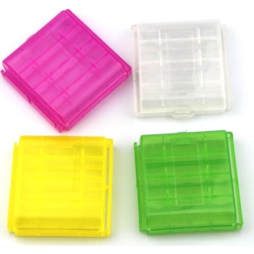 New Plastic Case Holder for 10440 14500 AA AAA Battery Box Storage Box Cover Container Bag Case Organizer Box Case