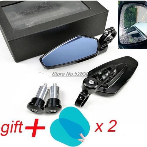 Original Motorcycle Mirror handlebar end with waterproof cover for Bmw 1150 Fzs 600 Accessories Motorbike Fork Marzocchi