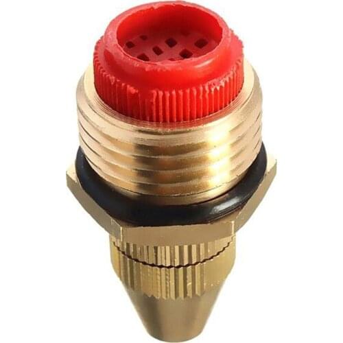 1/2 Inch Brass Adjustable Sprinkler Garden Lawn Atomizing Water Spray Nozzle Manufacturing Hazy Sense