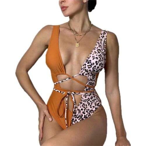 Sexy Bikini 2021 Womens Swimsuit Push Up Leopard High Waist Swimwear Bathing Suit Bikini Set Wholesale Drop Shipping