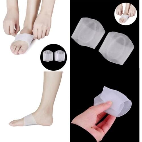 Silicone Gel Orthopedic Insoles Flat Feet Arch Support Arch Correction Foot Care Ortopedik Tabanlik Plantillas Para Los Pies