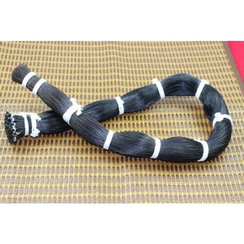 1 kg black Horse Hair Horse Tail Hair bow hairStallions Horse