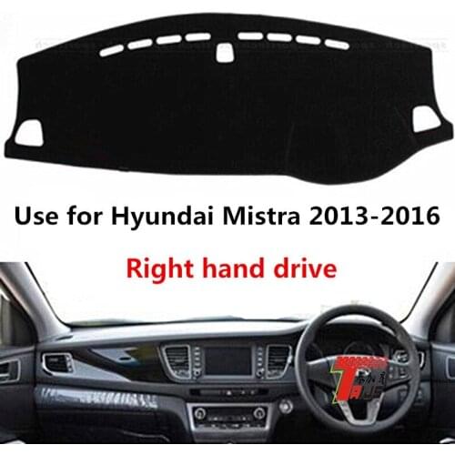 TAIJS Factory Sport anti UV Polyester Fibre Car Dashboard Cover For Hyundai Mistra 2013-2016 Right hand drive
