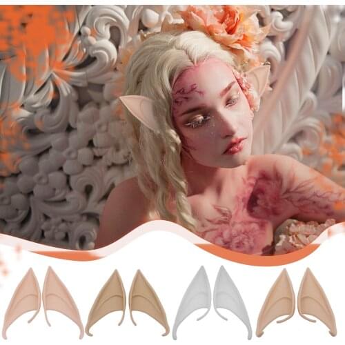 Party Decoration Latex Ears Fairy Cosplay Costume Accessories Angel Elven Elf Ears Photo Props Adult Kids Toys Halloween Supply