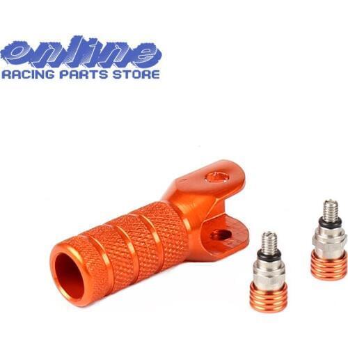 Billet Gear Shifter Shift Lever Tip And M4*0.7mm Fork Air Bleeder Relief Valve For SX SXF SXS EXC EXCF EXCW XC XCF XCW XCFW