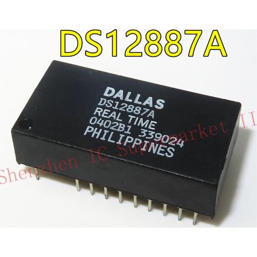 1pcs/lot DS12887A DS12887+ DS12887 DS12C887A DS12C887+ DIP-19 In Stock