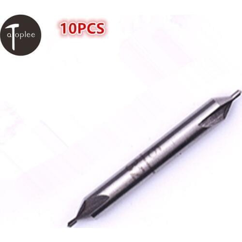 10pcs HSS 5/32" Center Drills Bit 60 Degree Angle Countersinks Drill Bit Lathe Mill Tackle Tool Set