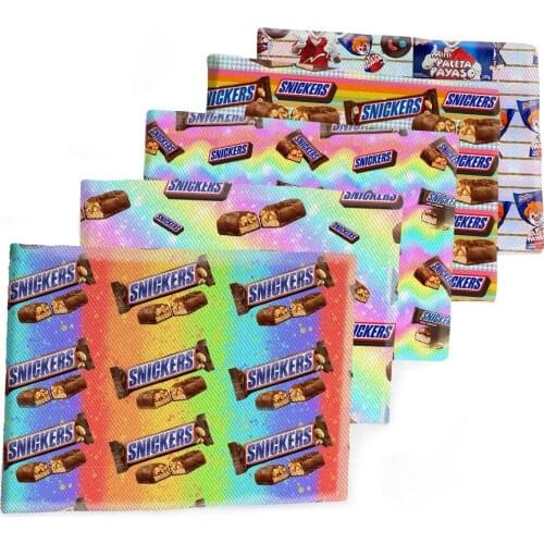 50*145CM Chocolate Printed Polyester Cotton FabricTwill Fabric Patchwork Sewing Accessories Fabric