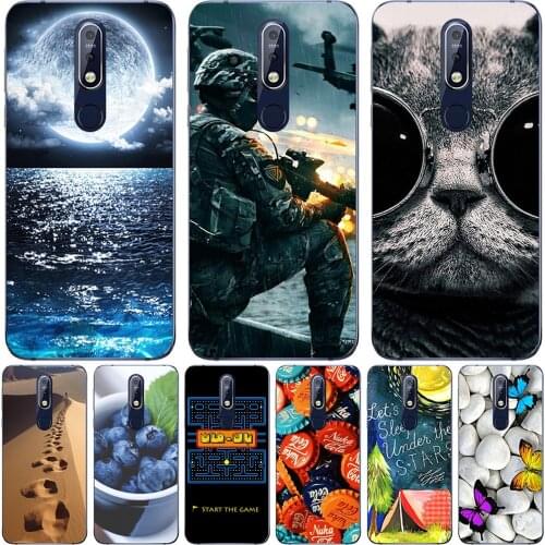 For Nokia 7 7 Plus 7.1 7.2 Cases Silicone Soft TPU Back Phone Cover Protective Cute Fundas Luxury Coque Bags