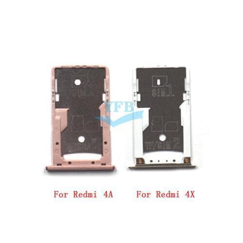 For Xiaomi Redmi 4 4A 4X SIM Card Tray Holder Micro SD Card Slot Holder Adapter Replacement Parts