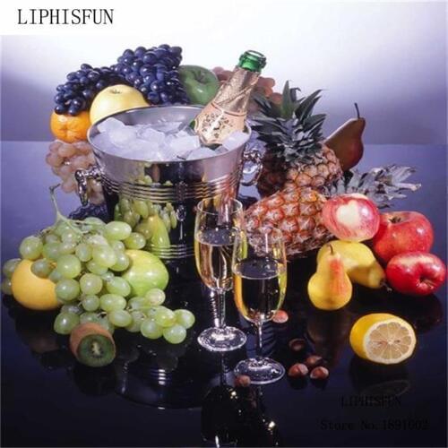 DIY Diamond Painting Diamond Embroidery Fruits Kits For Cross Stitch Pictures Of Rhinestones Diamond Hobbies And Crafts