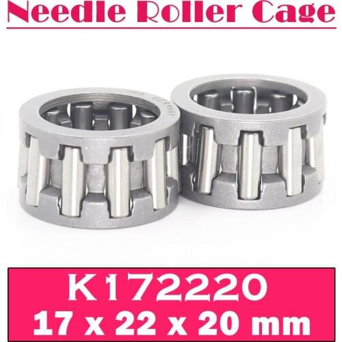 K172220 Bearing 10PCS 17*22*20 mm Radial Needle Roller Cage Assemblies K172220 Bearings K17x22x20