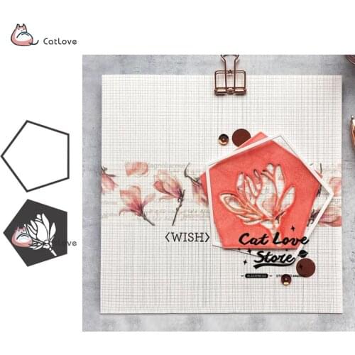 Frame Flower Metal Cutting Dies Stencils For DIY Scrapbooking Paper Card Decorative Craft Dies Embossing Die Cuts New 2019