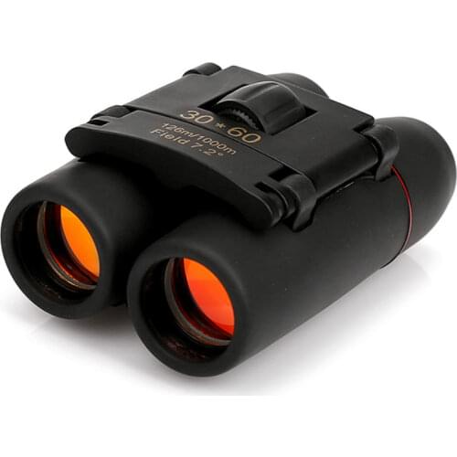 30x60 Red Film High-power Binoculars Portable Mini-telescope Military Binoculars Telescope Telescopio High Quality Free Shipping