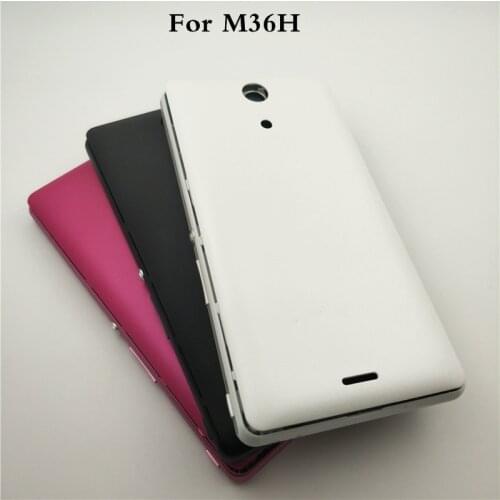Full Housing For Sony Xperia ZR M36H C5502 C5503 Battery Cover Back Rear Door + LCD Middle Chasis Frame Plate