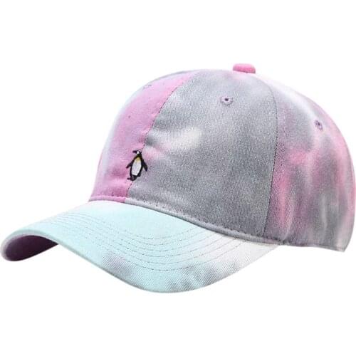 Unisex casual Hat Womens cap ice Tie-dyed Sun Hip Hop cap for women Baseball Mens cap Adjustable cap for women Hat