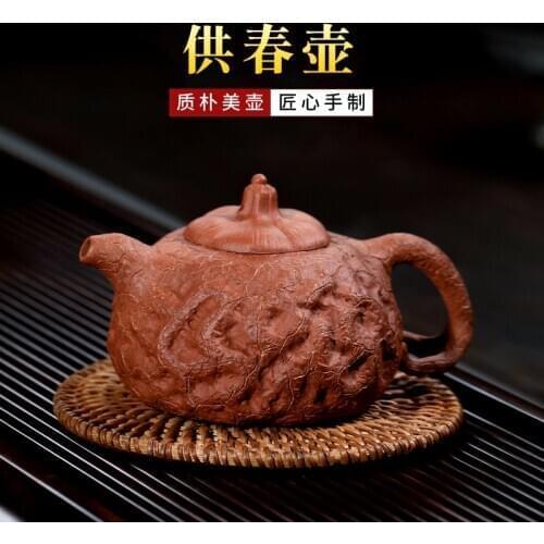Hidden TaoFu masters all hand teapot yixing are recommended for spring pot undressed ore Gong Chun pot of tea kettle