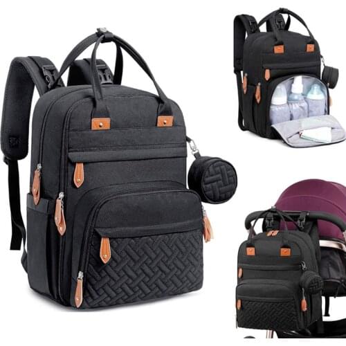 Diaper Bag Backpack Large Baby Nappy Changing Bags Multifunction Waterproof Travel Back Pack Mommy Maternity Bag Set