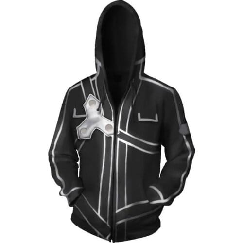 Anime Sword Art Online Cosplay Hoodie Adult Men Women Sweatshirt Clothes Pullover