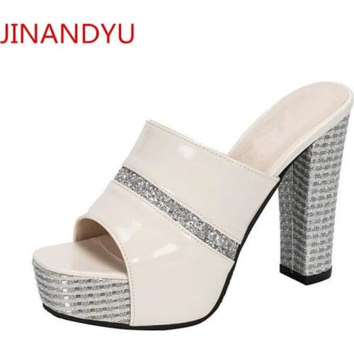 High Heels Platform Shoes Woman Slippers Summer Shoes for Women Block Heels Fashion Sexy Ladies Slippers Platform Sandals Trend