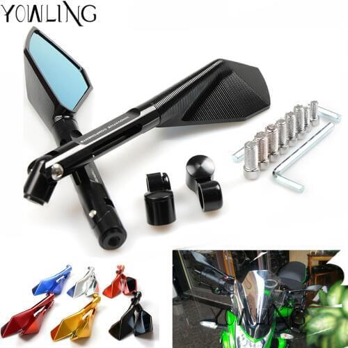 Universal Round Motorbike Motorcycle Handle Bar Rearview Side Mirrors FOR YAMAHA MT-03 YZF R25 YZF R3 YBR 125 YZF R15 R6 R6S R1