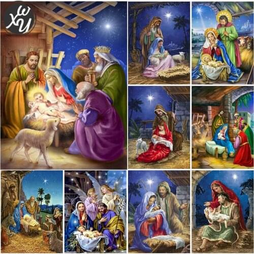 WEIWEI Religious 5D Diamond Painting Jesus Full Square New Arrival Diamond Embroidery Mosaic Accessories for Decoration Gift New