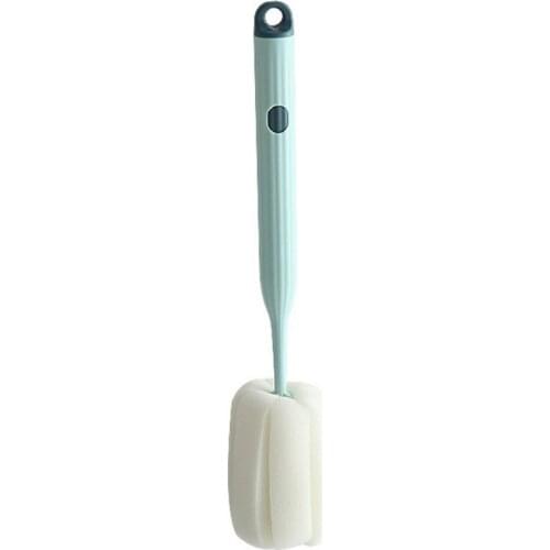 1PC Universal Long Handle Cup Cleaning Kitchen Sponge Brush For Wineglass Bottle Coffe Glass Cleaner Family Washing Tools
