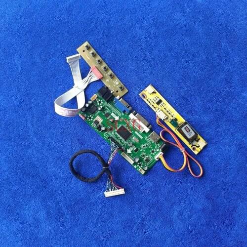 30-Pin LVDS HDMI-compatible DVI VGA For QD15XL11/QD15XL15/N150X7-L01 DIY Kit 1024*768 LCD matrix 2CCFL M.NT68676 controller card