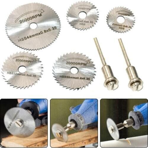 5 Pcs/Set Mini Cutting Disc For Rotory Accessories Diamond Grinding Wheel Rotary Circular Saw Blade Abrasive Diamond Disc
