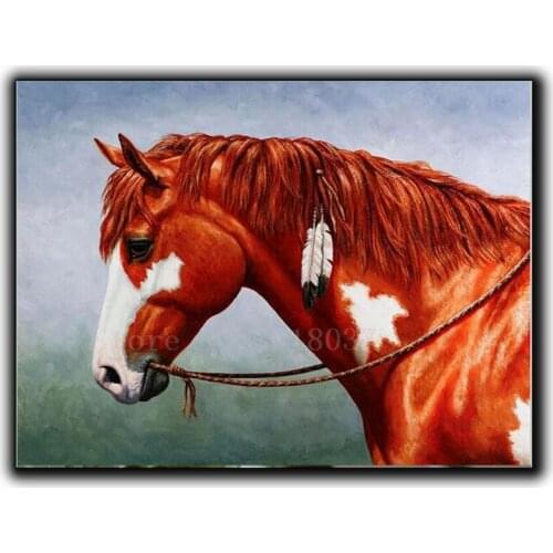 5D Diy Diamond Painting Cross Stitch Horse On The Bridle Needlework Diamond Embroidery Full Square Mosaic Home Decoration Resin