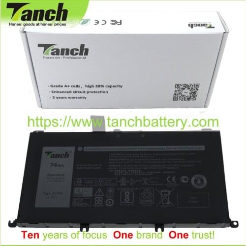 Tanch Laptop Battery for DELL 71JF4 P65F001 0357F9 P57F003 P57F001 CPA-15 7000 15-7559 7559 11.1V 4cell