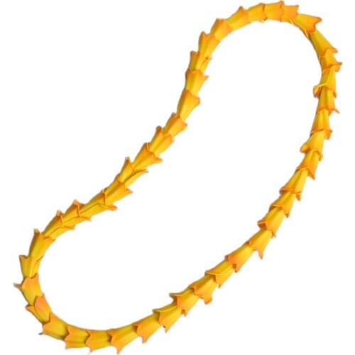 Free Shipping HL0065A-1 50pcs/lot Foam Hala Lei W Sesame Flower Tropical Hawaiian Floral Necklace Wholesale Party Decoration